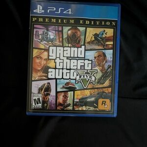 Sony PS4 Grand Theft Auto V Premium Edition - Blue Case